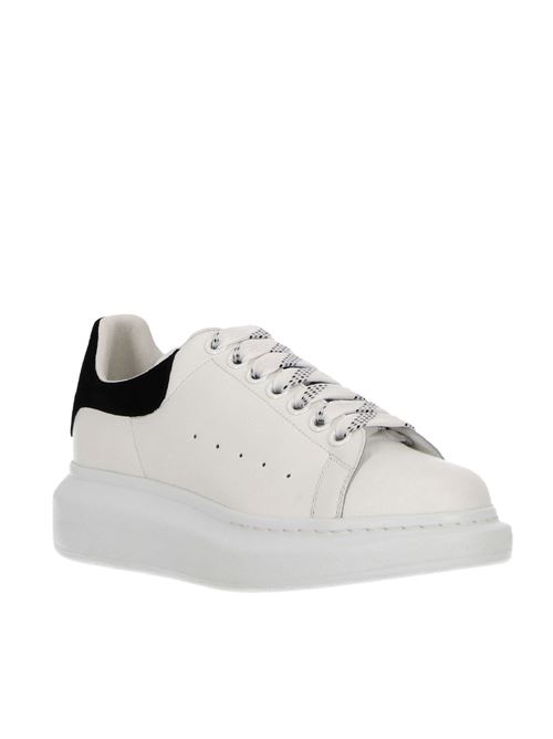 white/black calf leather sneakers ALEXANDER MCQUEEN | 553770WHGP79061